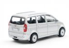 1:58 Scale Silver / Champagne Diecast Wuling Sunshine Van Model