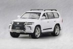 Kids 1:24 Scale Black / White Diecast Lexus LX570 Toy