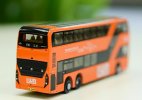 Orange Tiny LWB Diecast ADL Enviro 500 Double Decker Bus Model