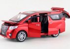 Kids Black / White / Red 1:32 Diecast Toyota Alphard MPV Toy