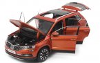 Orange / White / Brown 1:18 Diecast Skoda Karoq SUV Model