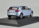 White / Blue 1:43 Scale Diecast Peugeot 308S Model