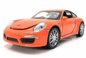 Blue / Yellow /Orange 1:32 Diecast Porsche 911 Carrera S Toy