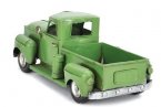 Tinplate Medium Scale Red / Green Vintage Pickup Truck Model