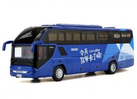 Blue 1:42 Scale Low Carbon Theme Die-cast Higer H92 Coach Model