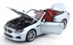 Red / Blue / Gray 1:18 Scale Diecast BMW M6 Cabrio Model