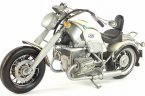 White Handmade Medium Scale Tinplate BMW R1200C Model