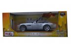 Blue / Silver 1:18 Scale Maisto Diecast BMW Z8 Model