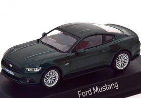 1:43 Scale NOREV Dark Green Diecast 2015 Ford Mustang Model