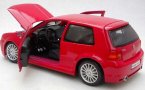 Red 1:24 Scale Maisto Diecast VW Golf R32 Model