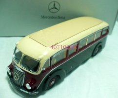 1:43 Scale Brown Diecast Mercedes-Benz LO3500 Bus Model
