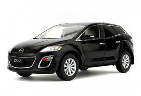 Black 1:18 Scale Diecast Mazda CX-7 SUV Model