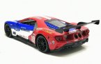 Red / Blue / White 1:32 Scale Kids Diecast Ford GT Toy