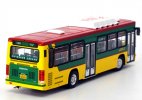 Red-Orange 1:64 Scale Diecast Jinghua BK6111 City Bus Model