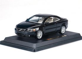 Black 1:24 Scale Bburago Diecast Volvo C70 Model