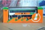 White-Green 1:76 Corgi Hong Kong Olympia Double Decker Bus Model