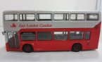 Red 1:76 Scale Die-Cast Dennis Double Decker Bus Model