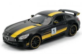 Black 1:32 Scale Kids Diecast Mercedes Benz AMG GT Car Toy