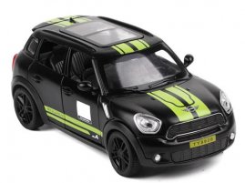 Kids Matte Black 1:32 Scale Diecast Mini Cooper Countryman Toy