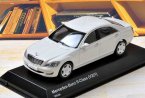 1:43 White / Black / Silver Diecast Mercedes-Benz S600L Model