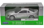 Red /Silver 1:24 Scale Welly Diecast 1999 Ford Mustang GT Model