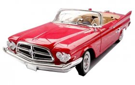 Red 1:18 Scale Signature Diecast 1960 Chrysler 300 FC Model