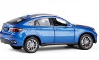 Blue / Red 1:26 Scale Diecast BMW X6 SUV Model