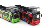 Red / Yellow / Green Kids Die-Cast London Double Decker Bus Toy