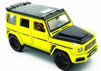 Black / Yellow 1:22 Diecast Mercedes-Benz Brabus SUV Toy