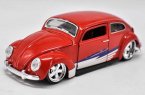 1:24 Scale Maisto Red Diecast 1967 VW Beetle Model