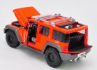 1:18 Orange Maisto Diecast Jeep Wrangler Rescue Concept Model