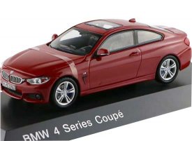 1:43 Scale Red / Blue Diecast BMW 4 Series Coupe Model