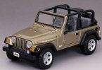 1:27 Scale Red / Black /Khaki Maisto Diecast Jeep Rubicon Model