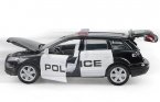 Kids Black-White 1:32 Scale Police Diecast Audi Q7 Toy