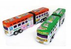 Red / Green Kids Large Scale Articulated Bus Toy