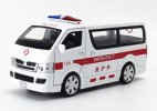 White 1:32 Scale Ambulance Kids Diecast Toyota Hiace Toy