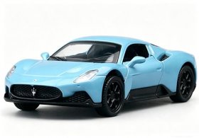 1:41 Scale Yellow / Blue Kids Diecast Maserati MC20 Car Toy
