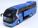 Wine Red / Blue 1:38 Scale Die-Cast King Long Bus Model