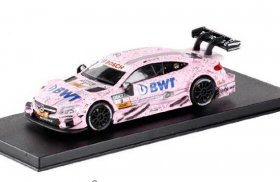 1:43 Pink Diecast Mercedes-Benz C63 AMG DTM Car Model