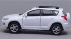 White 1:36 Scale Welly Diecast Toyota RAV4 Toy