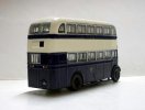 White Hong Kong Police Daimler Diecast Double Decker Bus Toy