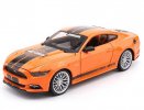 Orange 1:24 Scale Maisto Diecast 2015 Ford Mustang GT Model