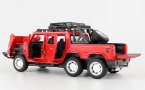 Black / Yellow / Red / Green Diecast Hummer H2 Pickup Truck Toy