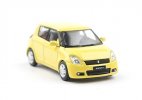 1:64 Scale Yellow / Red / Green Diecast 2005 Suzuki Swift Model