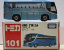 Kids 1:156 Scale Blue NO.101 TOMY Die-cast Hino Coach Bus Toy