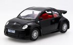 1:36 Silver / Black / Red / Blue Diecast VW New Beetle RSI Toy