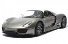 Gray 1:24 Scale Welly Diecast Porsche 918 Spyder Model