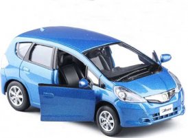 1:36 Scale Blue / Red / Yellow / Green Diecast Honda Fit Toy