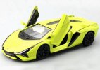 Kids Red / Yellow 1:36 Scale Diecast Lamborghini Sian Toy