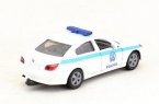 Kids SIKU White-Blue Diecast BMW Police Car Toy